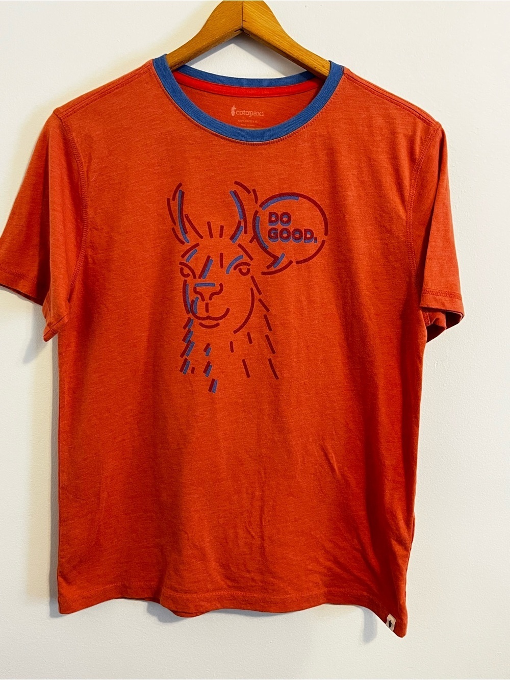Cotopaxi Do Good Llama Graphic Tee Youth XL Organic Cotton Short Sleeve Shirt